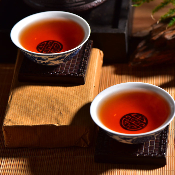 1997 Xinghai "Beige Rice Paper" Ripe Pu-erh Tea Brick | Yunnan Sourcing Tea Shop
