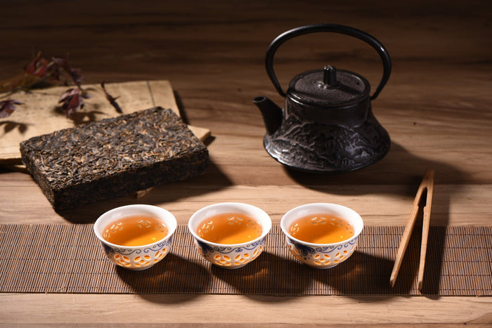 2002 Bu Lang Mountain Raw Pu-erh Tea Brick | Yunnan Sourcing Tea Shop