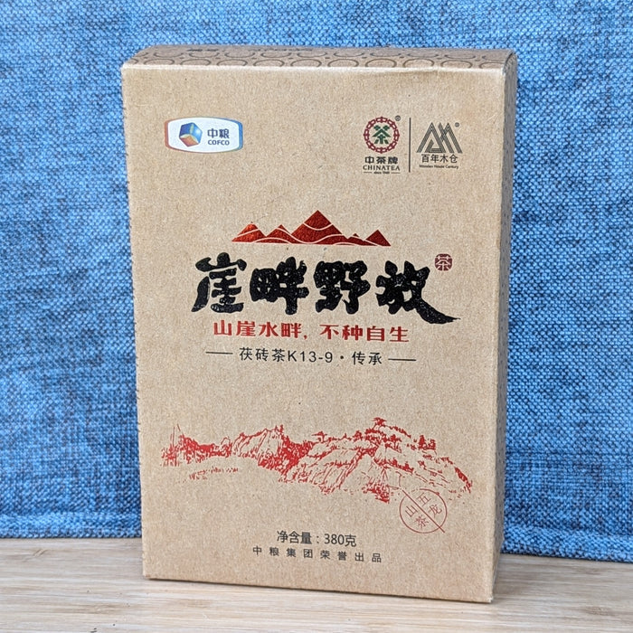 2017 Zhong Cha "Ya Pan Ye Fang" Golden Flowers Fu Brick of Hunan | Yunnan Sourcing Tea Shop