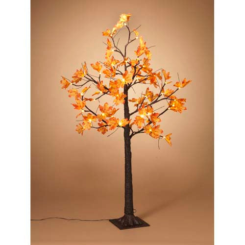 4’H ELECTRIC MAPLE LEAF LED LIGHTED TREE