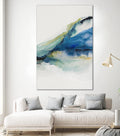 Abstract Terrain IV by Sisa Jasper on GIANT ART - green watercolour