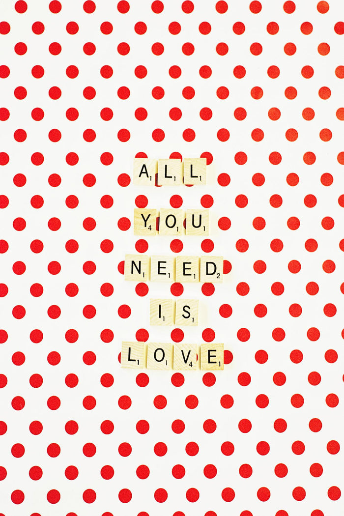 All you Need is Love by Libertad Leal on GIANT ART - white contemporary
