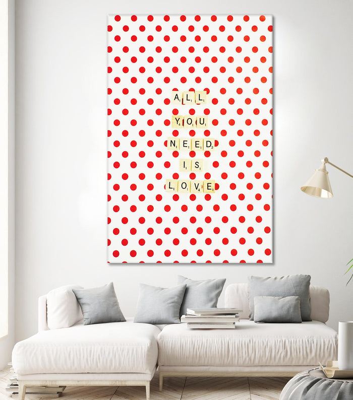 All you Need is Love by Libertad Leal on GIANT ART - white contemporary