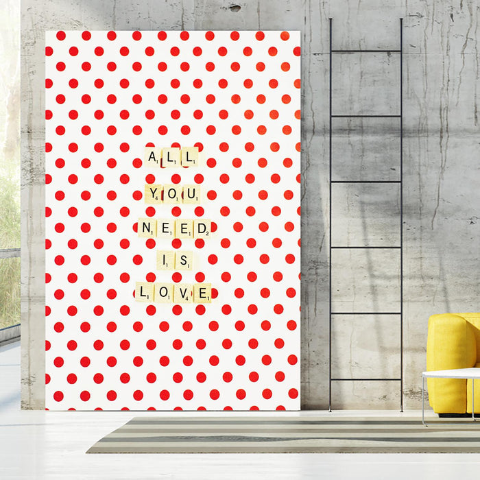 All you Need is Love by Libertad Leal on GIANT ART - white contemporary