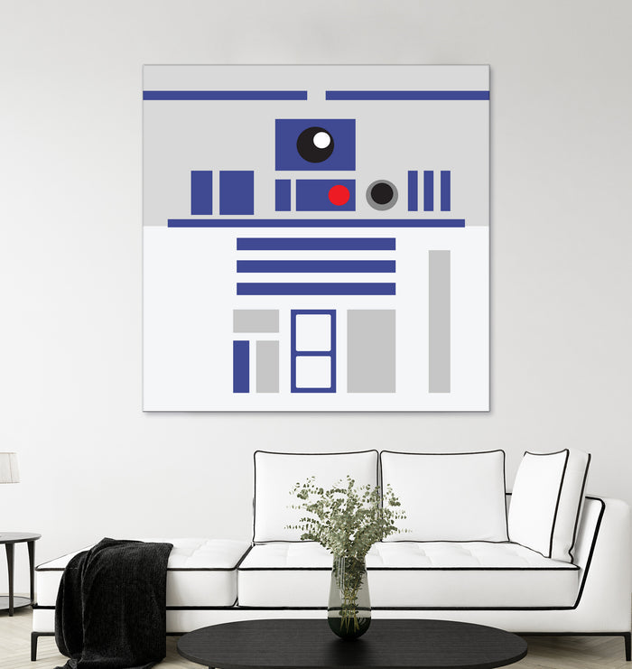 Are Two Dee Two by Proper Ganders on GIANT ART - white vector illustration