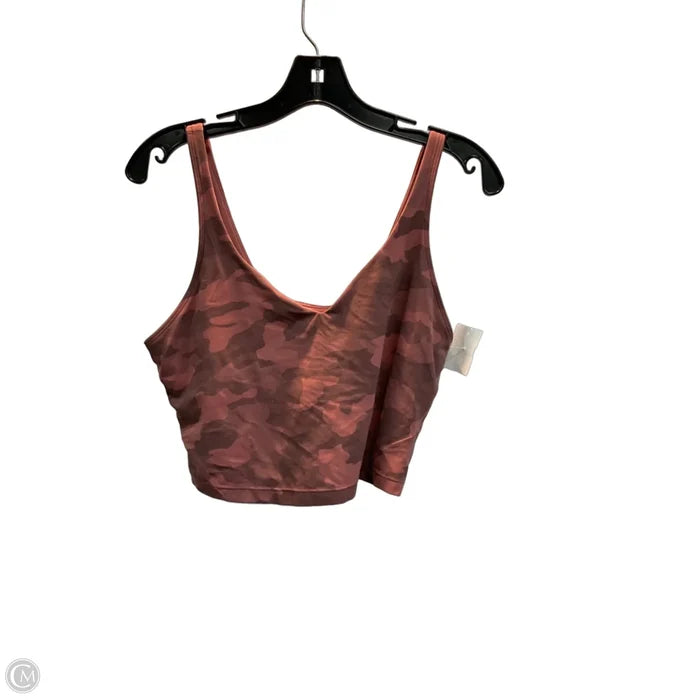 Athletic Bra By Lululemon In Pink, Size: L