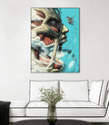 attack on titan by Yusman Paringotan hotmartogi Pasaribu on GIANT ART - gray photo illustration