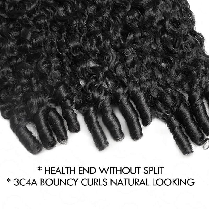 healthy end no split natural textured human hair bundles
