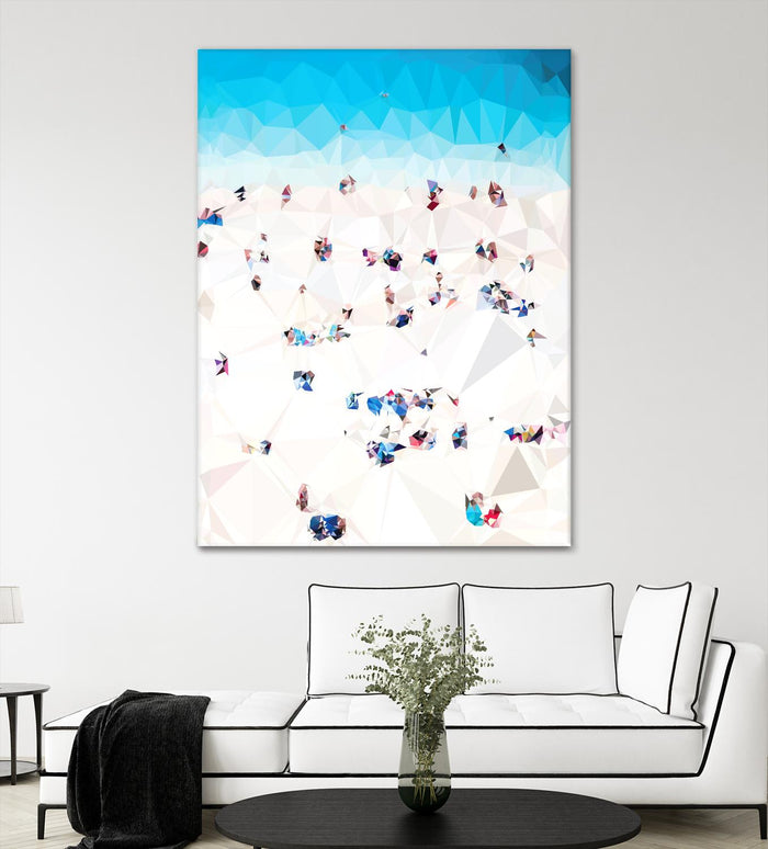 Beach Fragments A by THE Studio on GIANT ART - beige contemporary
