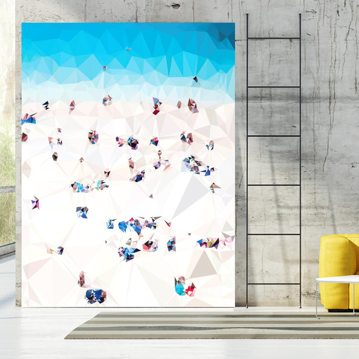 Beach Fragments A by THE Studio on GIANT ART - beige contemporary