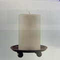 BLACKSMITH PILLAR CANDLE BASE 5”