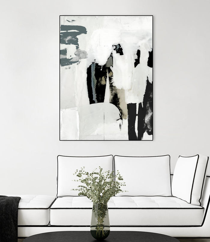 Broken Window I by Jennifer Goldberger on GIANT ART - beige abstract abstract