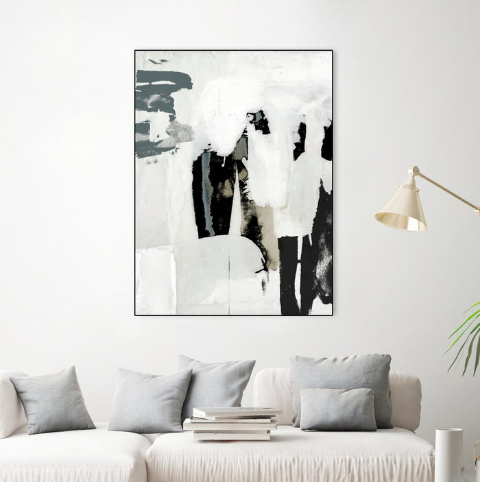 Broken Window I by Jennifer Goldberger on GIANT ART - beige abstract abstract