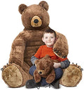 Brown Bear with Cub- EXTRA large plush by Melissa and Doug