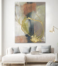 Burnished Loops I by Jennifer Goldberger on GIANT ART - gold abstract