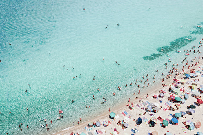 Busy Beach by Kathrin on GIANT ART - photography water