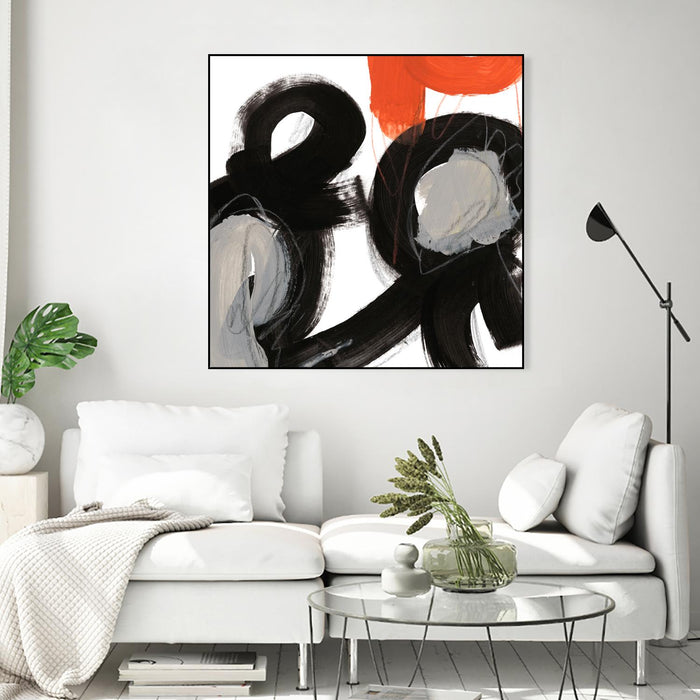 Chromatic Impulse VII by June Erica Vess on GIANT ART - orange abstract