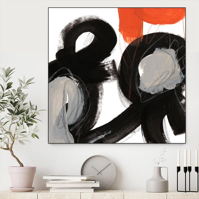 Chromatic Impulse VII by June Erica Vess on GIANT ART - orange abstract