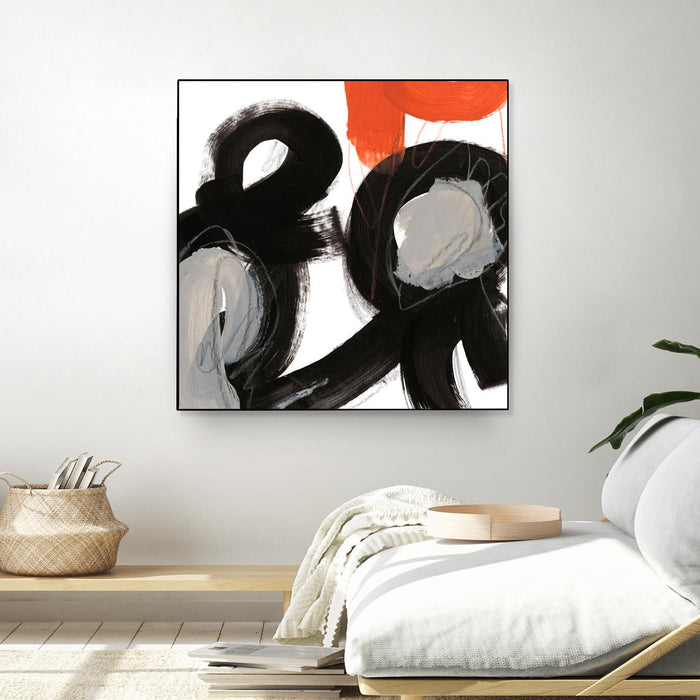 Chromatic Impulse VII by June Erica Vess on GIANT ART - orange abstract
