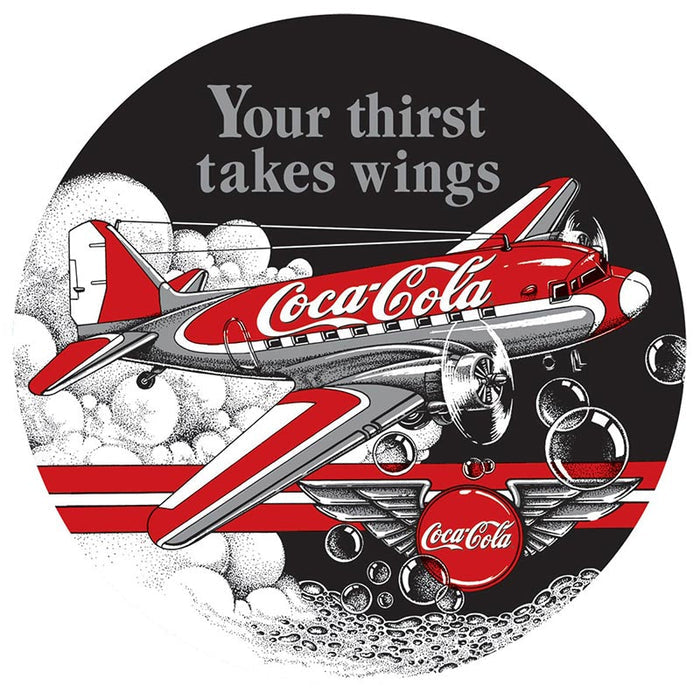 COKE DC-3 METAL SIGN