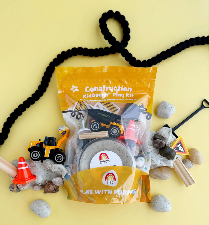 Construction (Cookies & Cream) Kiddough Play Kit