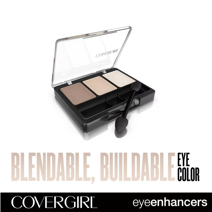 COVERGIRL Eye Enhancers 3-Kit Eyeshadow Palette Café Au Lait - 72 Pack