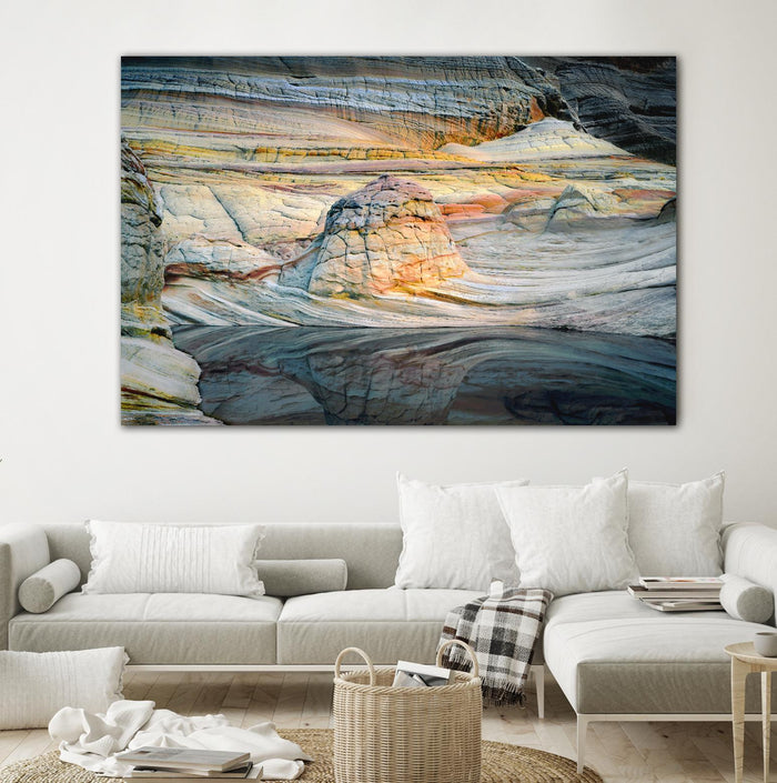 Coyotte Bluffs 1 by Robert Hansen on GIANT ART - grey landscape