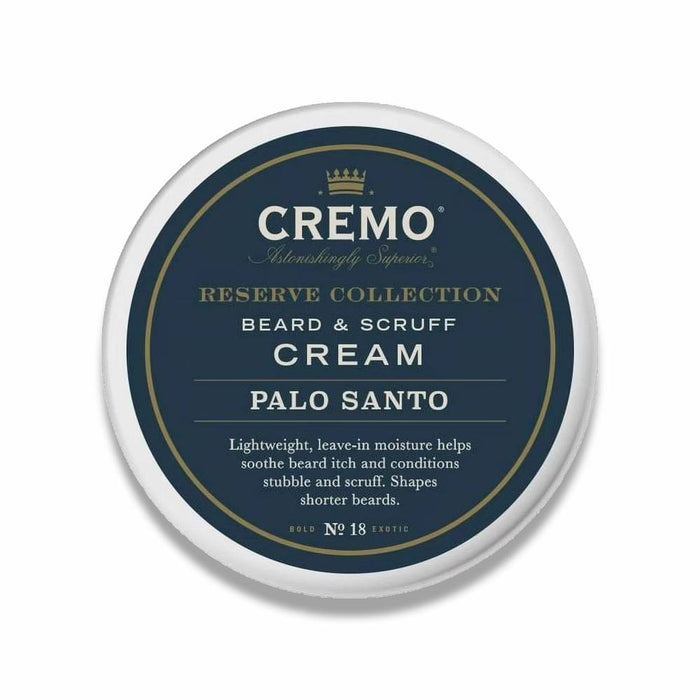 Cremo - Reserve Collection Beard and Scruff Cream, Palo Santo  4 Oz - 12 Pack