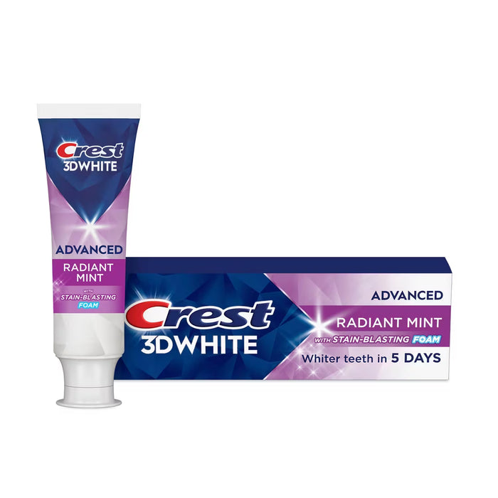 Crest 3D White Advanced Radiant Mint Toothpaste 2.4 oz - 24 Pack