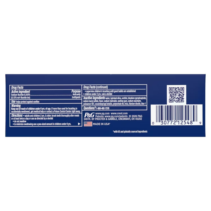 Crest 3D White Advanced Radiant Mint Toothpaste 2.4 oz - 24 Pack