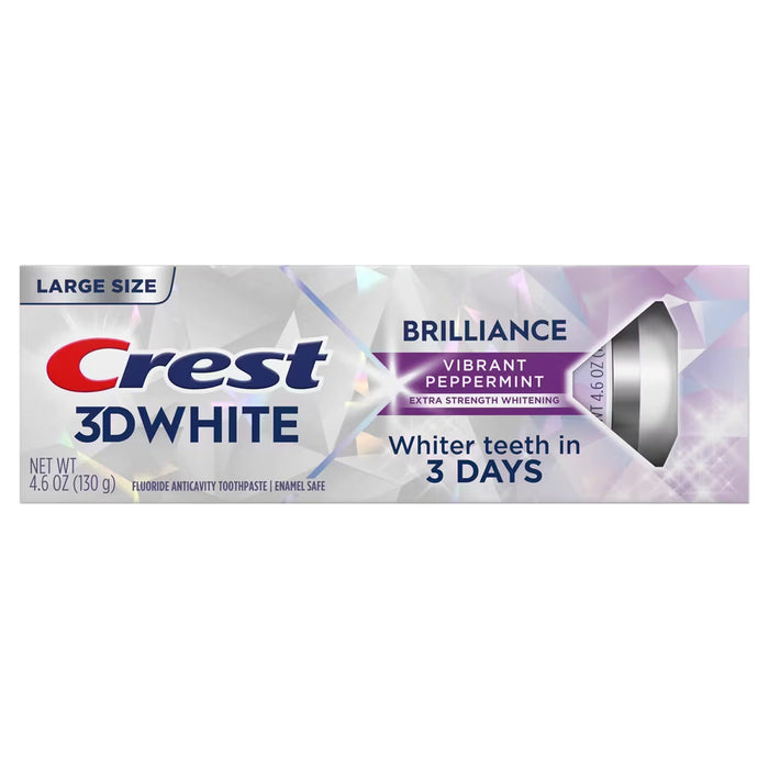 Crest 3D White Brilliance Toothpaste - 4.6 oz - 12 Pack