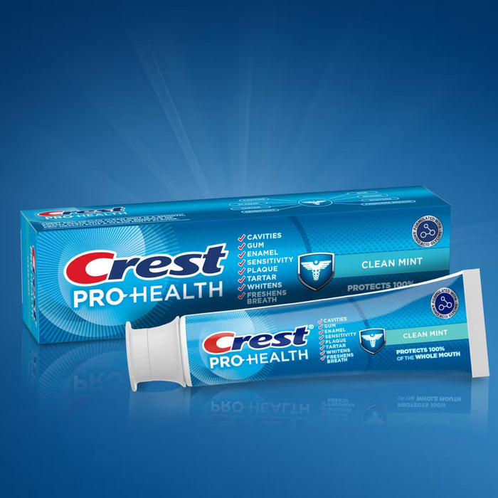 Crest Pro-Health Clean Mint Toothpaste 4.3 oz - 2 Ct - 6 Pack
