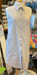 DARLIING DENIM DRESS/VEST LXL - birch