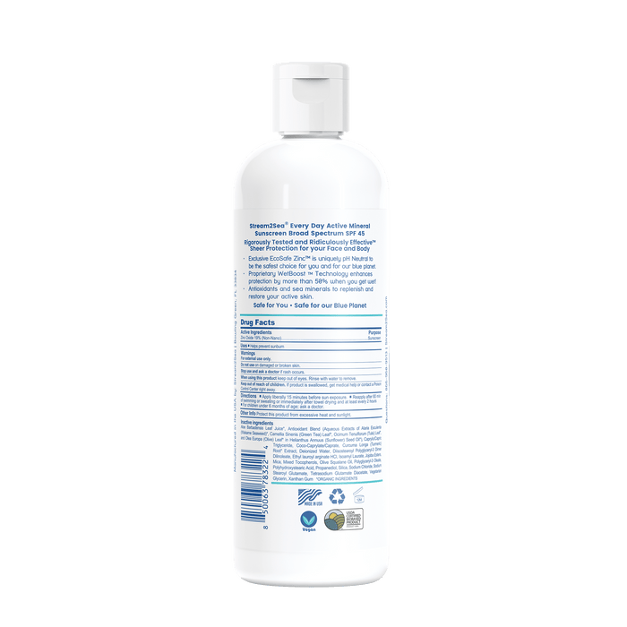 Stream2Sea Every Day Active Mineral Sunscreen 16oz