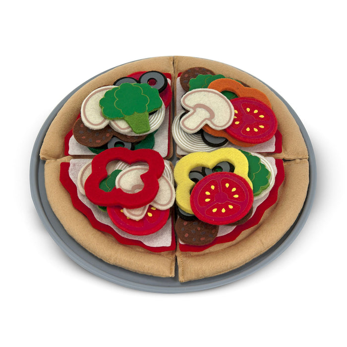 FELT FOOD PIZZA SET Pretend Play by Melissa and Doug
