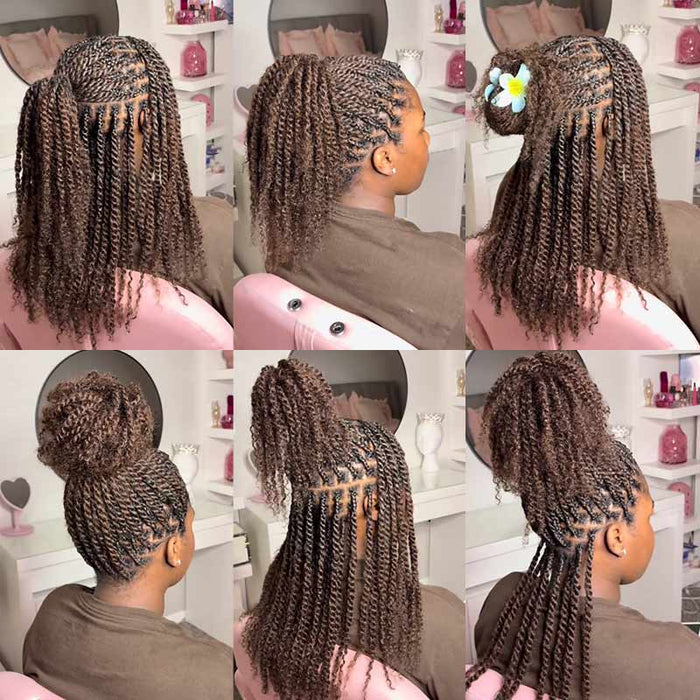 Flash Sale|QVR Dark Brown Afro kinky Bulk Human Hair