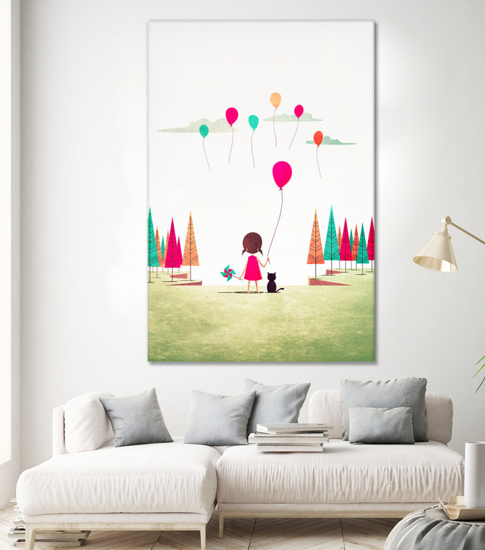 Floating by Annisa Tiara Utami on GIANT ART - white digital drawing