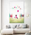 Floating by Annisa Tiara Utami on GIANT ART - white digital drawing