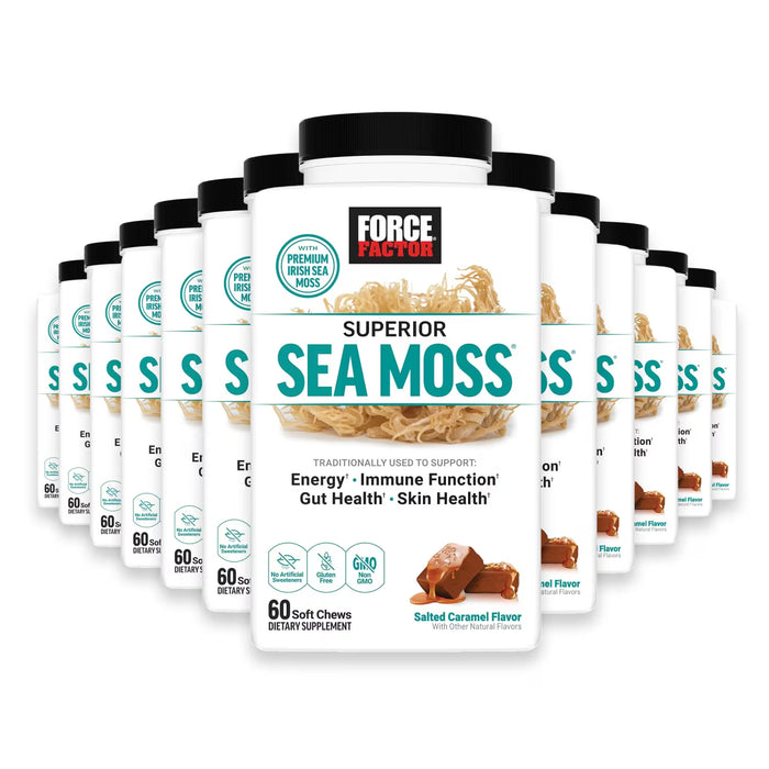 Force Factor Sea Moss Soft Chews - 60 Ct - 12 Pack