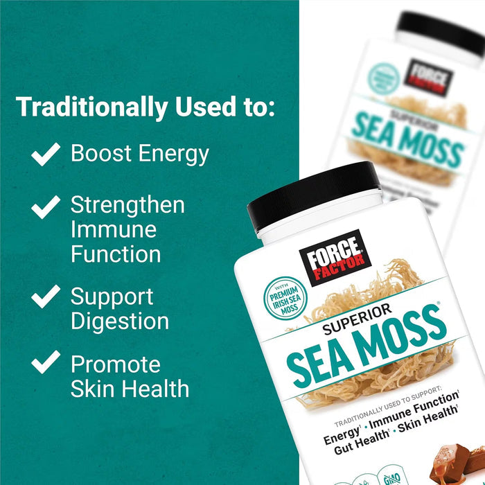 Force Factor Sea Moss Soft Chews - 60 Ct - 12 Pack