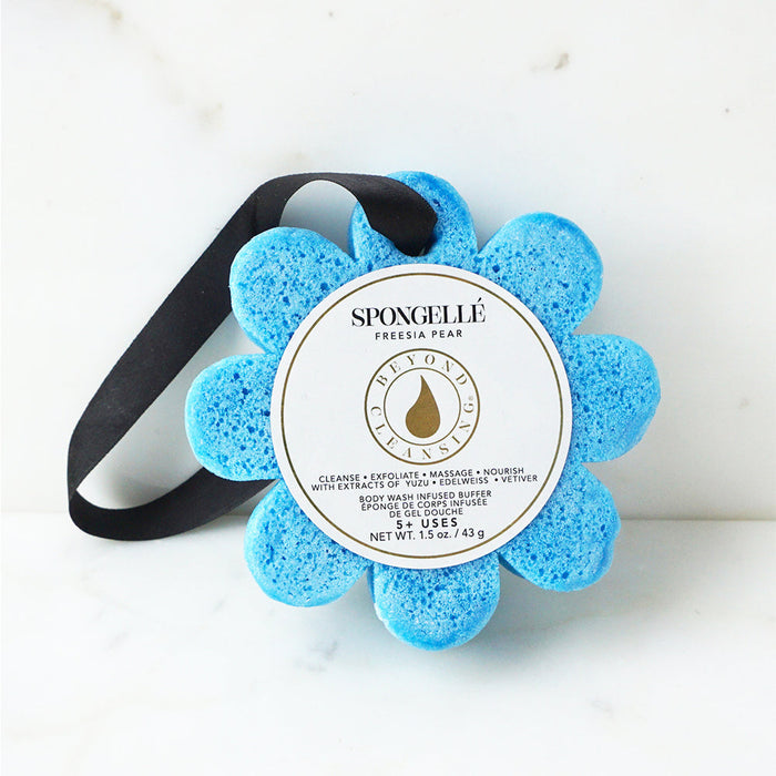 Freesia Pear Wildflower Bath Sponge - 14+ Washes