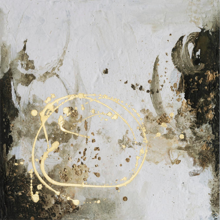 Friendship IV by Joyce Combs on GIANT ART - gold abstract abstract