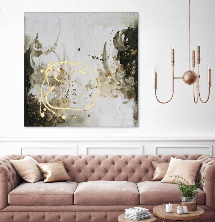 Friendship IV by Joyce Combs on GIANT ART - gold abstract abstract