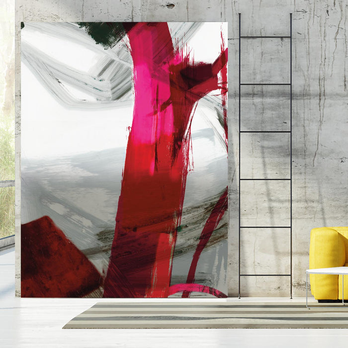 Fuschia I by PI Studio on GIANT ART - grey abstract
