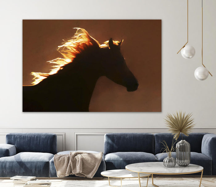Golden Angel by Kari Brooks on GIANT ART - orange animals