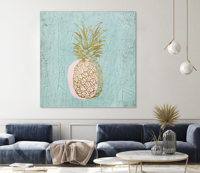 Golden Pineapple by Stefano Altamura on GIANT ART - gold still life