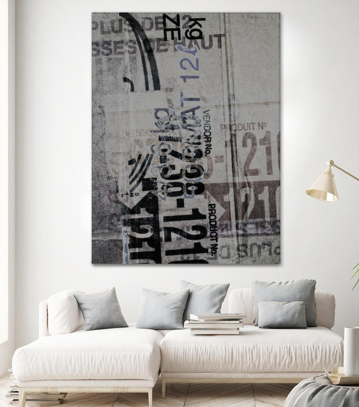 Greek to Me XX by Enrico Varrasso on GIANT ART - black abstract