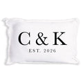 Initials Established Personalized Pillow