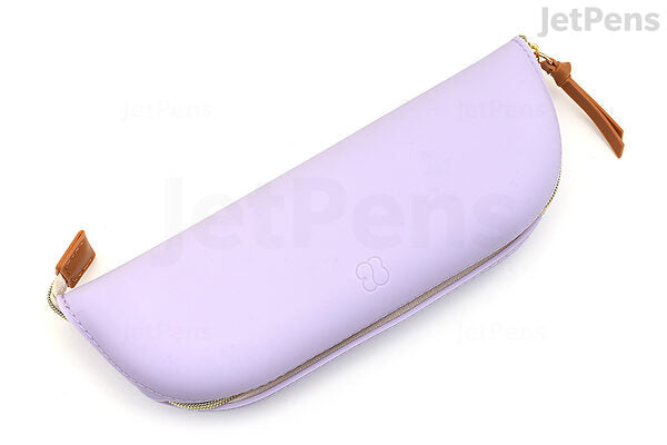 Lihit Lab Bloomin Zippered Pen Case - Lavender