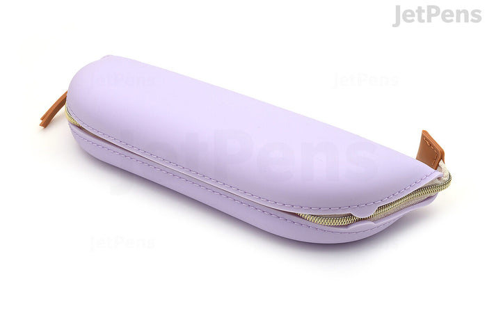 Lihit Lab Bloomin Zippered Pen Case - Lavender
